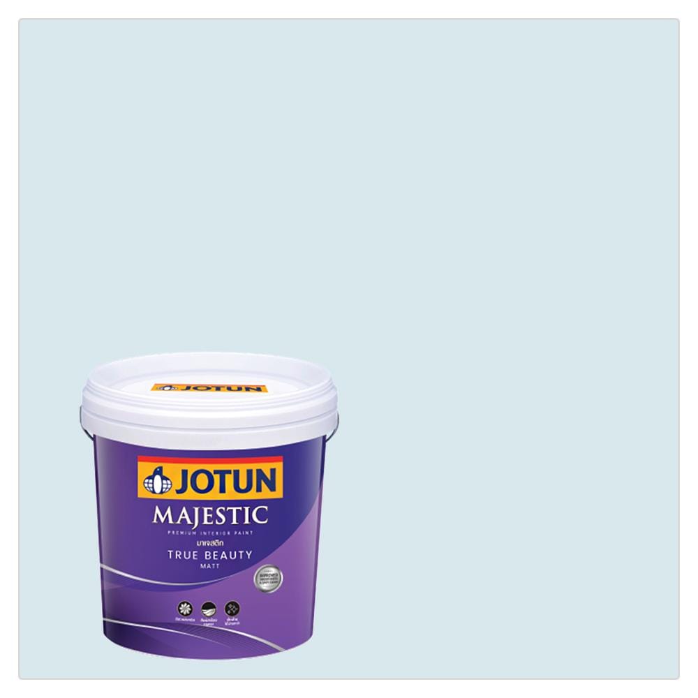 สีน้ำทาภายใน ชนิดด้าน JOTUN MAJESTIC TRUE BEAUTY BASE A 4339 สี BLUE ASH 9 ลิตร