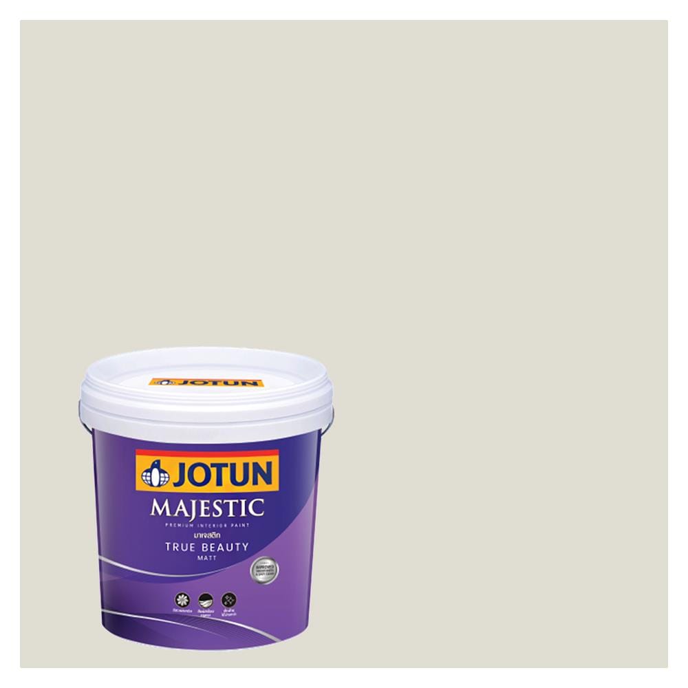 สีน้ำทาภายใน ชนิดด้าน JOTUN MAJESTIC TRUE BEAUTY BASE A 1024 สี TIMELESS 9 ลิตร