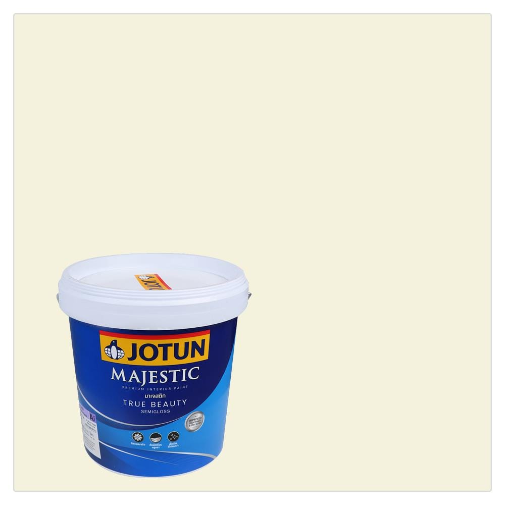 สีน้ำทาภายใน ชนิดกึ่งเงา JOTUN MAJESTIC TRUE BEAUTY BASE A 1356 สี CORNSILK 9 ลิตร