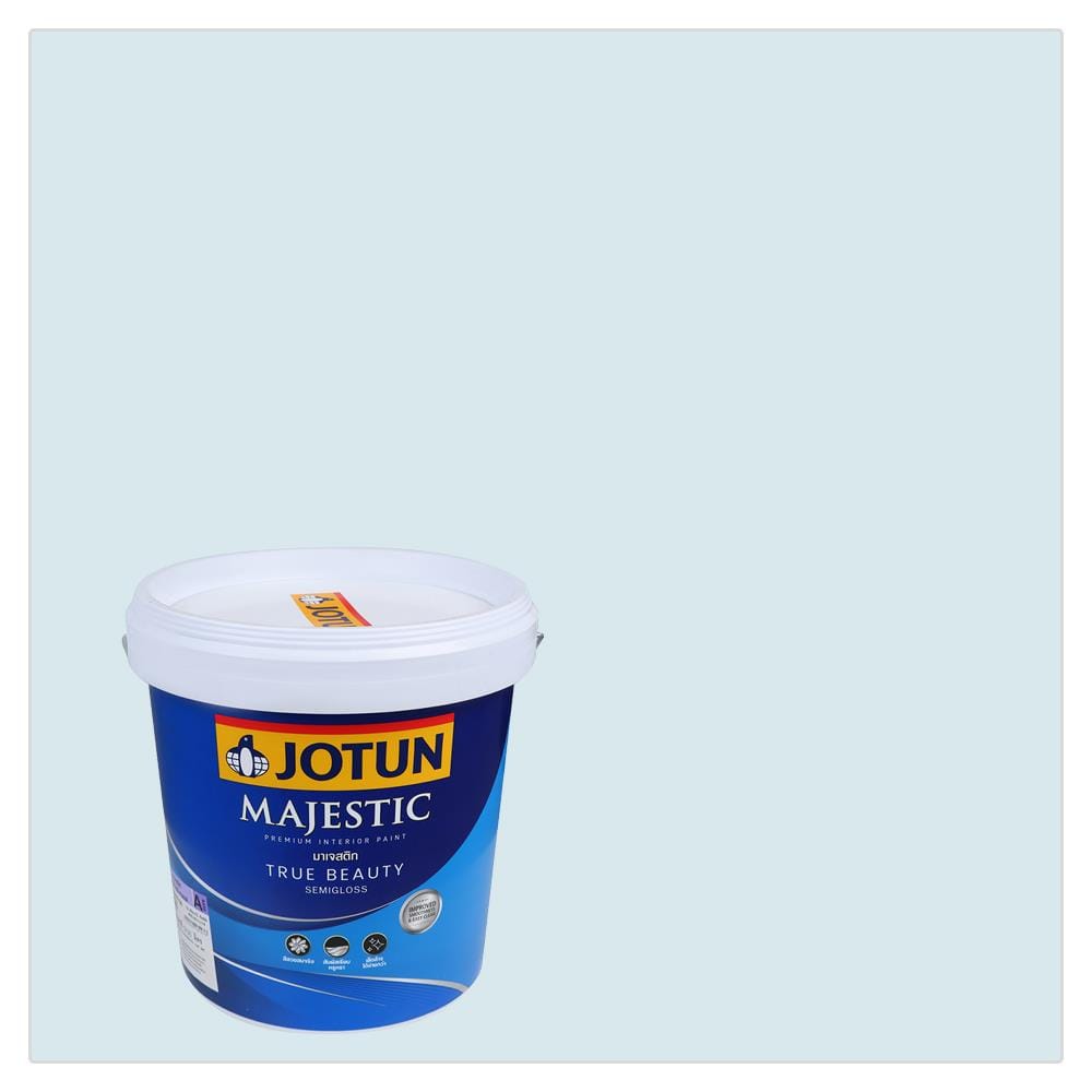 สีน้ำทาภายใน ชนิดกึ่งเงา JOTUN MAJESTIC TRUE BEAUTY BASE A 4339 สี BLUE ASH 9 ลิตร