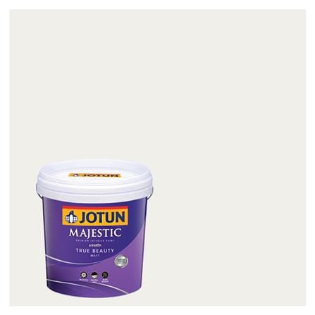 สีน้ำทาภายใน ชนิดด้าน JOTUN MAJESTIC TRUE BEAUTY BASE A 9918 สี MORNING FOG 9 ลิตร_0