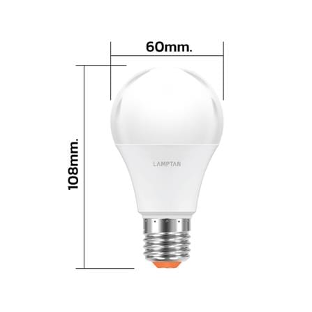 หลอด LED LAMPTAN BULB PLANT GROW 10 วัตต์ VIOLET E27_5