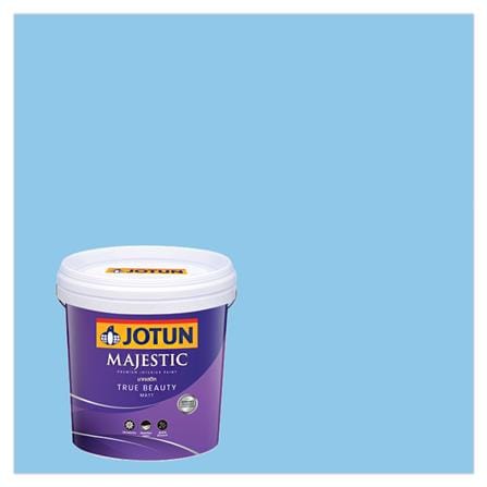 สีน้ำทาภายใน ชนิดด้าน JOTUN MAJESTIC TRUE BEAUTY BASE A 4445 สี ARCTIC BLUE 9 ลิตร_0