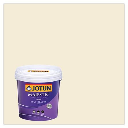 สีน้ำทาภายใน ชนิดด้าน JOTUN MAJESTIC TRUE BEAUTY BASE A 1334 สี PURE BARLEY 9 ลิตร_0