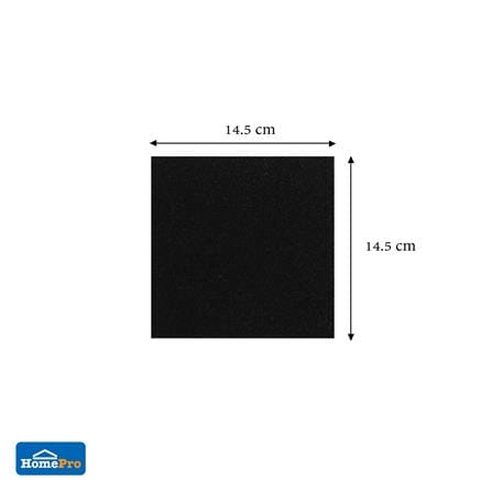 สักหลาดเหลี่ยม DIY DEXZON 145X3 มม. สีดำ 2 ชิ้น_2