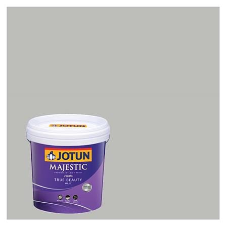 สีน้ำทาภายใน ชนิดด้าน JOTUN MAJESTIC TRUE BEAUTY BASE A 9911 สี PLATINUM 9 ลิตร_0