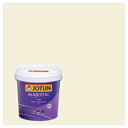 สีน้ำทาภายใน ชนิดด้าน JOTUN MAJESTIC TRUE BEAUTY BASE A 1356 สี CORNSILK 9 ลิตร_0