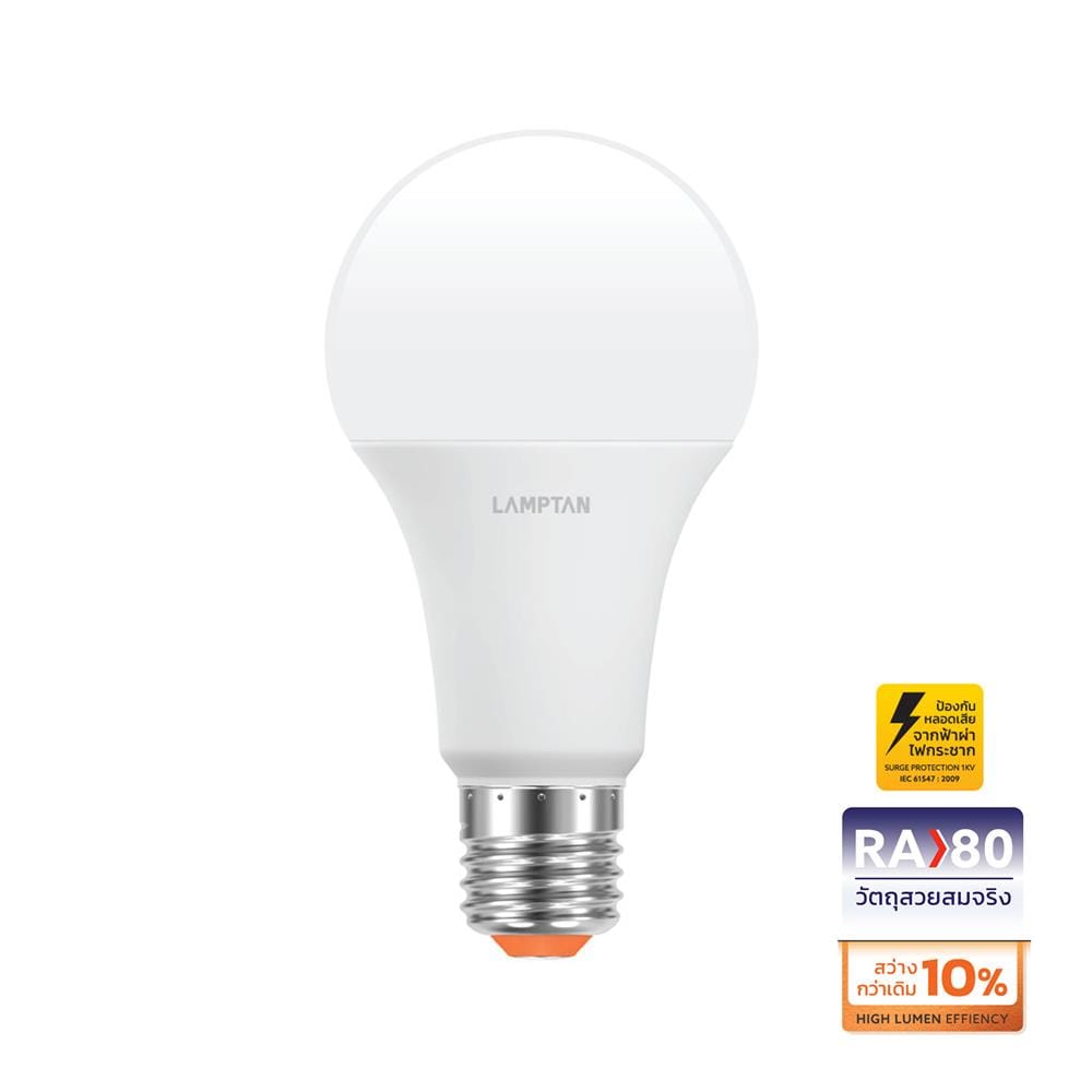 หลอด LED LAMPTAN A60 BRIGHT 15 วัตต์ COOL WHITE E27