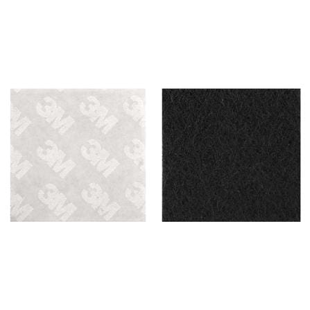สักหลาดเหลี่ยม DEXZON 35X3 มม. สีดำ 12 ชิ้น