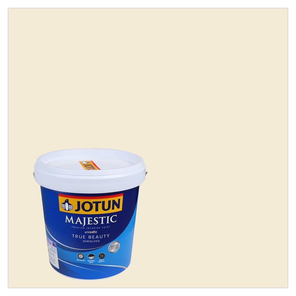 สีน้ำทาภายใน ชนิดกึ่งเงา JOTUN MAJESTIC TRUE BEAUTY BASE A 566 สี MAGNOLIA 9 ลิตร