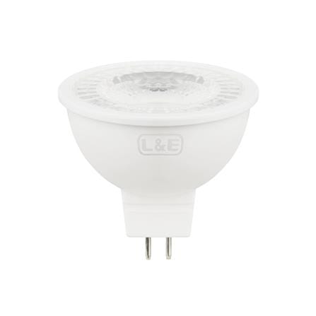 หลอด LED L&E MR16 6 วัตต์ WARMWHITE 36 BEAM ANGLE GU5.3