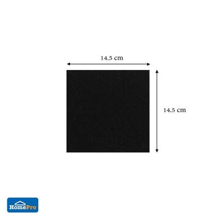 ยางรองเหลี่ยม DIY DEXZON 145X1 มม. สีดำ 1 ชิ้น_2