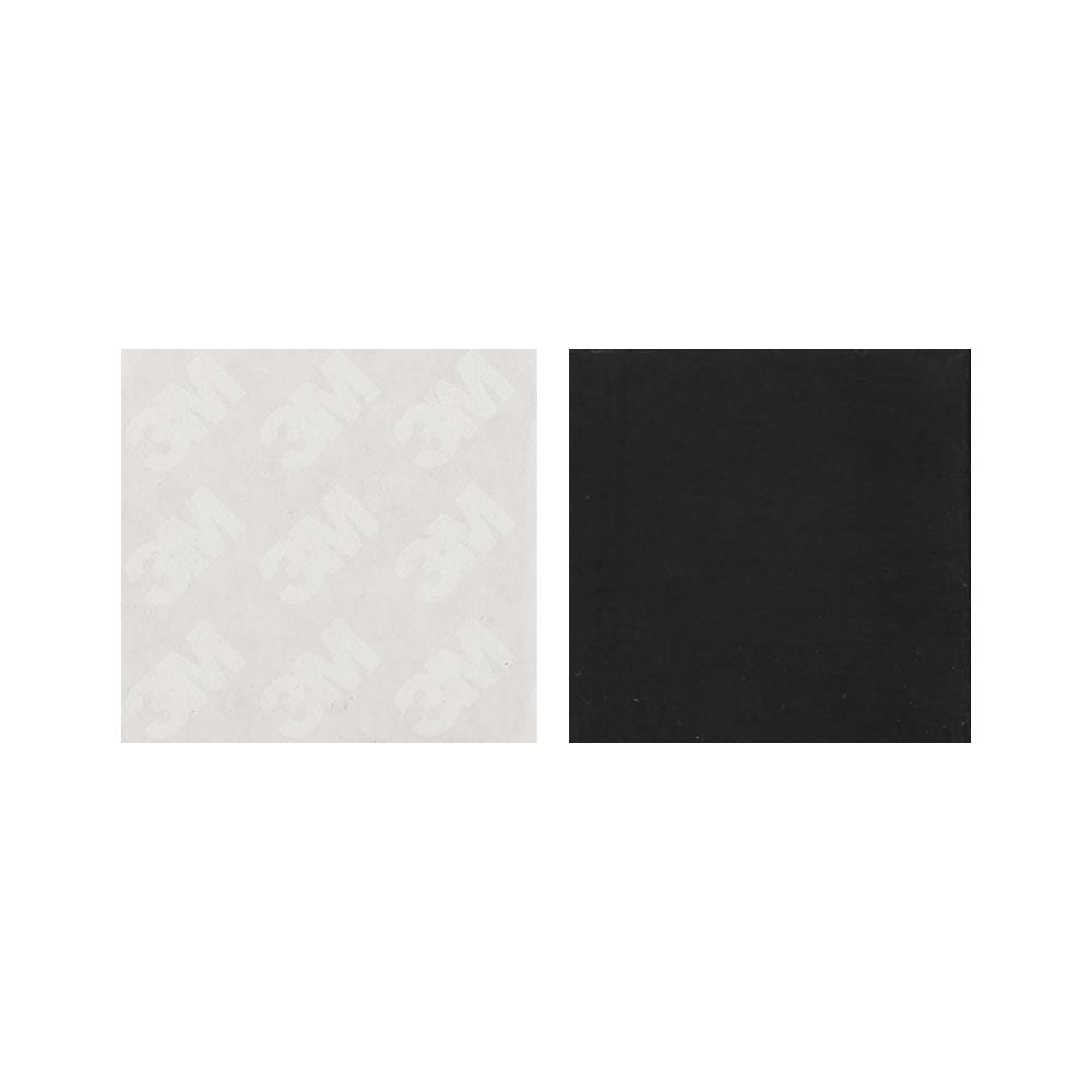 สักหลาดเหลี่ยม DEXZON 25X3 มม. สีดำ 12 ชิ้น