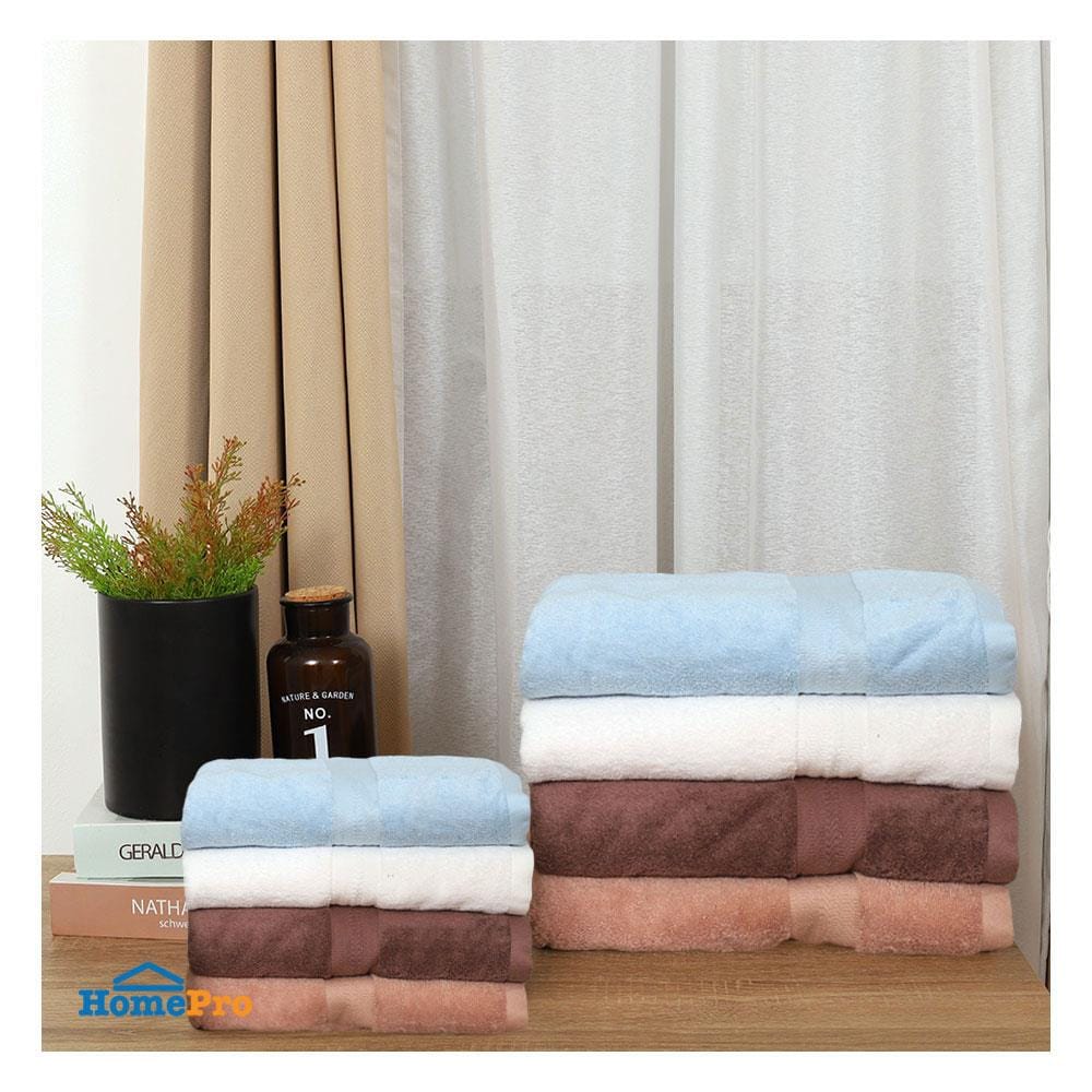 ผ้าขนหนู HOME LIVING STYLE KARA 27x54 นิ้ว สีฟ้า