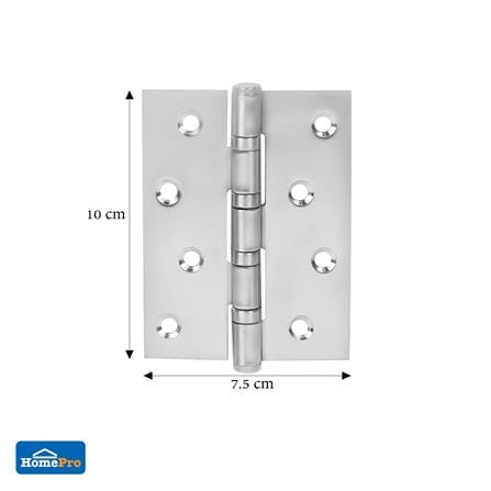 บานพับ 4X3 นิ้ว AZLE 268/432 สีสเตนเลส แพ็ก 4 ชิ้น_3