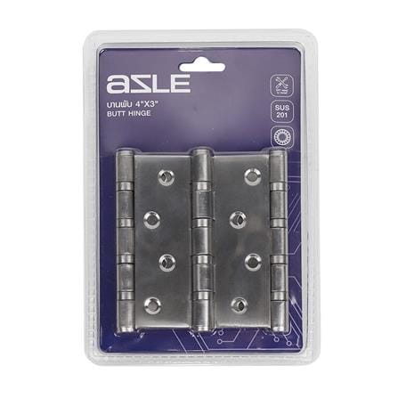 บานพับ 4X3 นิ้ว AZLE 268/432 สีสเตนเลส แพ็ก 3 ชิ้น_2