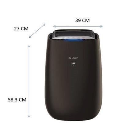 เครื่องฟอกอากาศ 40 ตร.ม. SHARP FP-J50TA-H สีดำ_5
