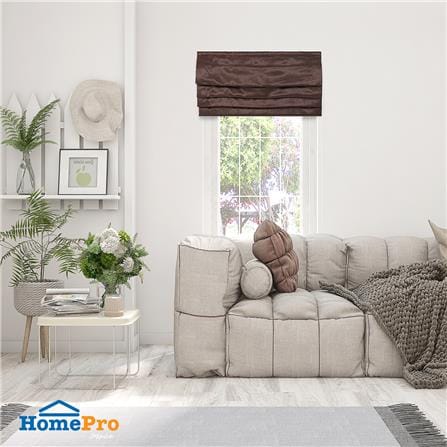 ผ้าม่านพับ HOME LIVING STYLE LACIA UV 70x160 ซม. สีน้ำตาล_6