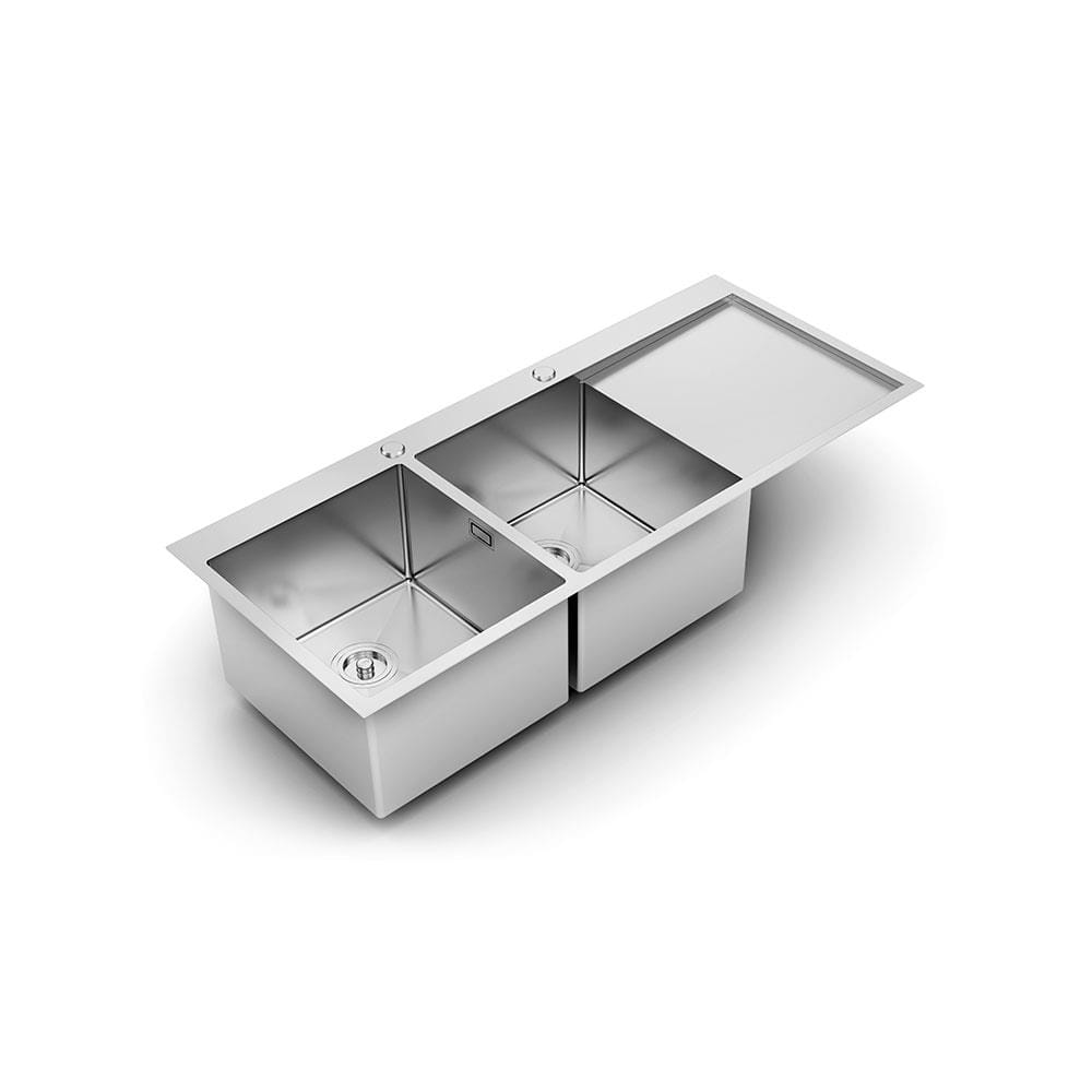 ซิงค์ฝัง 2หลุม 1ที่พัก LTP DT12050 สเตนเลส