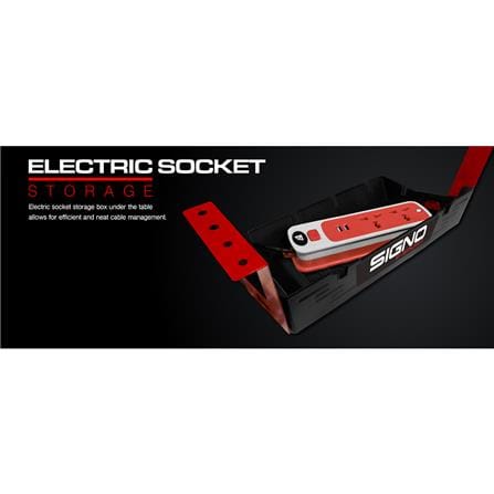 D.I.Y. โต๊ะเกมมิ่ง SIGNO GT-100 สีดำ_11