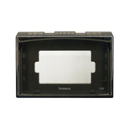 หน้ากากกันน้ำ 3 ช่อง PANASONIC WEG8981K สีชาใส_0