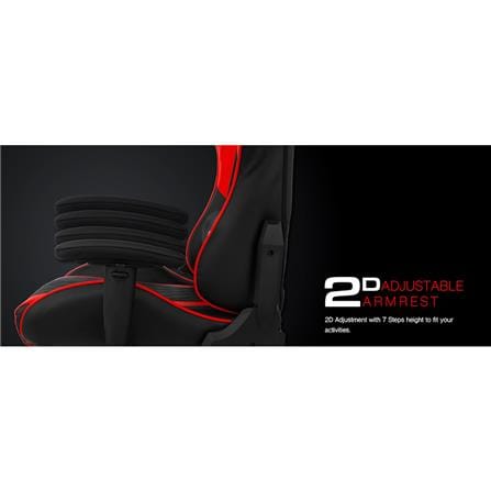 D.I.Y. เก้าอี้เกมมิ่ง SIGNO BAROCCO GC-203BR สีดำ/แดง_7