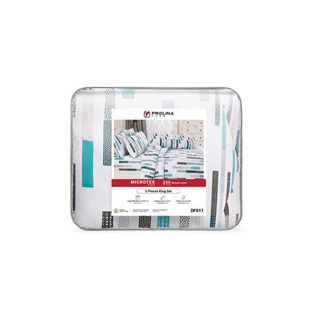 ชุดผ้าปูที่นอน 6 ฟุต 6 ชิ้น FROLINA MICROTEX DF011_5