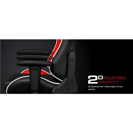 D.I.Y. เก้าอี้เกมมิ่ง SIGNO BAROCK GC-202BW สีดำ/ขาว_7