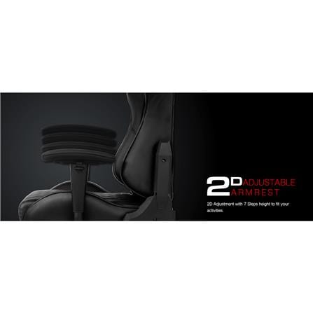D.I.Y. เก้าอี้เกมมิ่ง SIGNO BLACKER GC-205BLK สีดำ_7