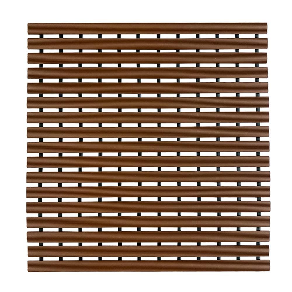 แผ่นกันลื่น HOME LIVING STYLE CARLIN 61X61 ซม. สีน้ำตาล