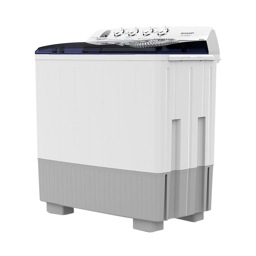 เครื่องซักผ้า 2 ถัง SHARP ES-TW200BL 20 กก. สีขาว
