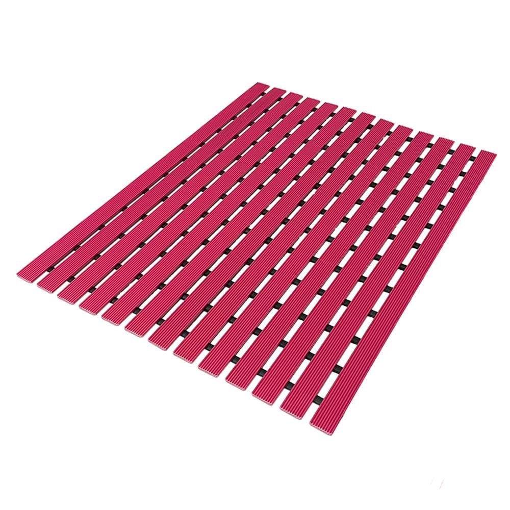 แผ่นกันลื่น HOME LIVING STYLE CARLIN 46X61 ซม. สีแดง