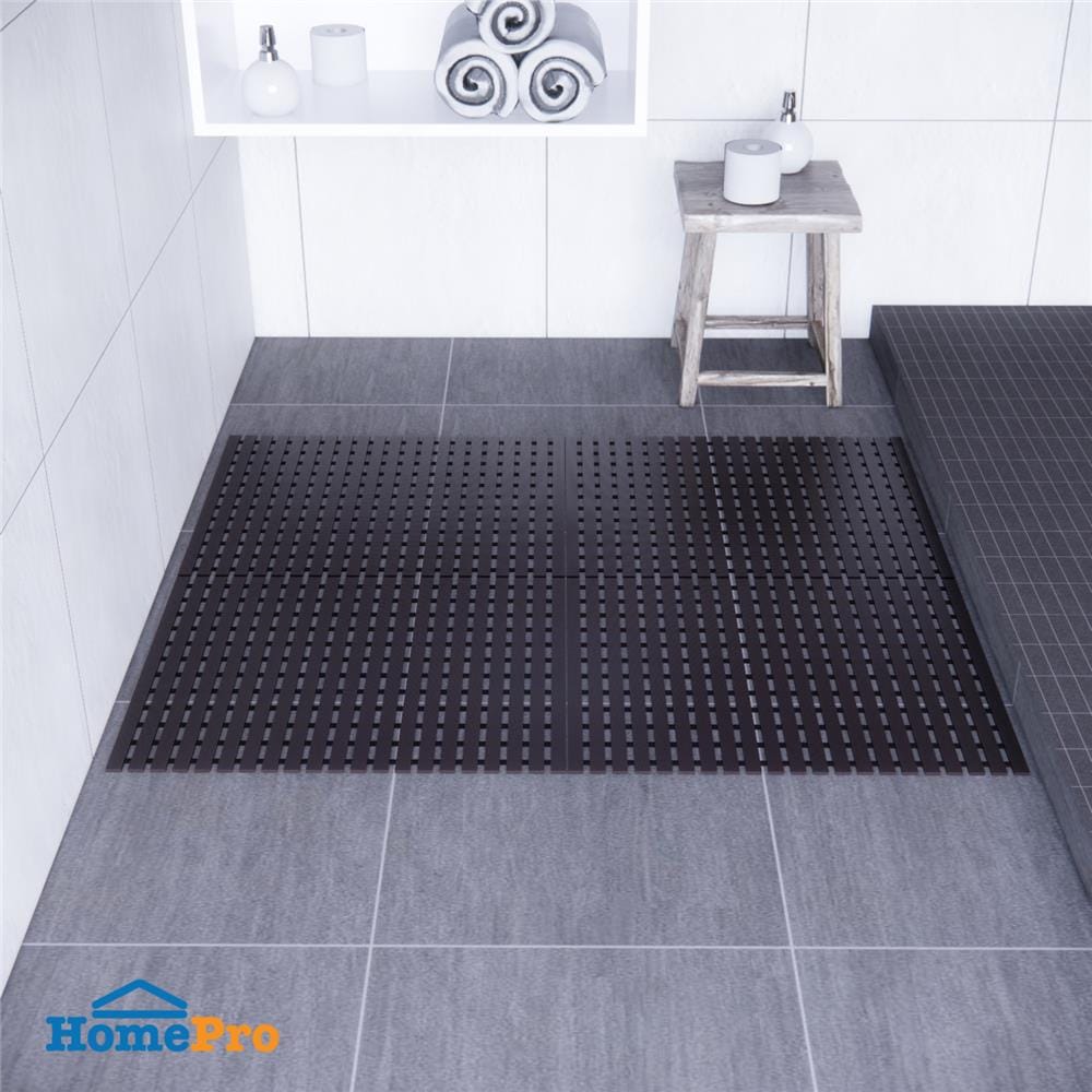 แผ่นกันลื่น HOME LIVING STYLE CARLIN 75X61 ซม. สีดำ