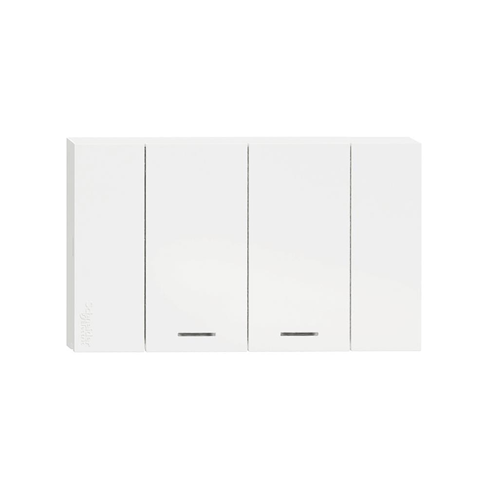 ชุดสวิตช์ 2 ทาง 2 ช่อง SCHNEIDER A7032_2_WH สีขาว
