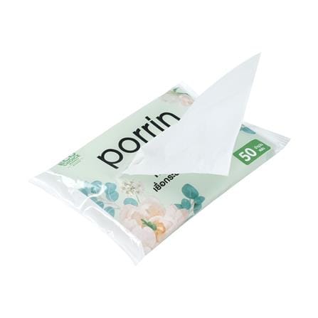 กระดาษเช็ดหน้าPORRIN POCKET PACK 50 แผ่น แพ็ค 6_2