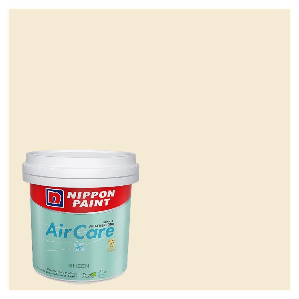 สีน้ำทาภายใน ชนิดเนียน NIPPON PAINT AIR CARE BASE A NPOW1017P สี SWAN WING 9 ลิตร