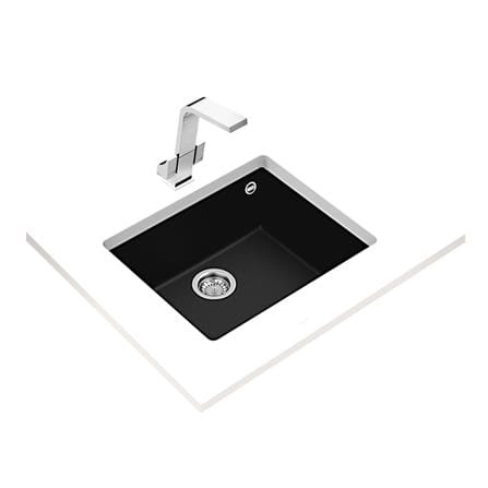 ซิงค์ฝัง 1หลุม TEKA SQUARE 50.40 TG สีดำ_1