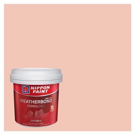 สีน้ำทาภายนอก NIPPON PAINT WEATHERBOND สี INFANT SMILE #NPR1369P กึ่งเงา 9 ลิตร_0