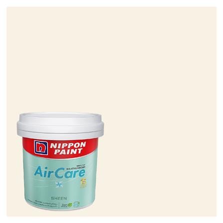 สีน้ำทาภายใน ชนิดเนียน NIPPON PAINT AIR CARE BASE A NPOW1001P สี WHISPERING WHITE 9 ลิตร_0