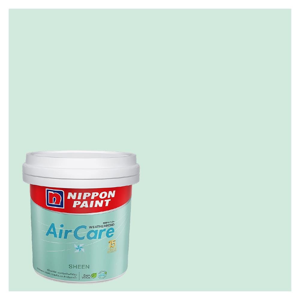 สีน้ำทาภายใน ชนิดเนียน NIPPON PAINT AIR CARE BASE A NPOW1072P สี CLEAR DAY 9 ลิตร