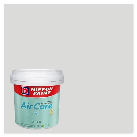 สีน้ำทาภายใน ชนิดเนียน NIPPON PAINT AIR CARE BASE A NPOW1087P สี GRAY DROPS 9 ลิตร_0