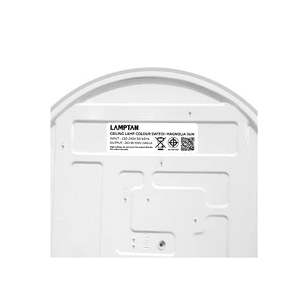 ไฟเพดาน LED LAMPTAN MAGNOLIA 15 นิ้ว 36 วัตต์ DAYLIGHT/COOL WHITE/WARM WHITE สีขาว_7