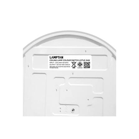 ไฟเพดาน LED LAMPTAN LOTUS 15.5 นิ้ว 36 วัตต์ DAYLIGHT/COOL WHITE/WARM WHITE สีขาว_7
