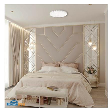 ไฟเพดาน LED LAMPTAN LOTUS 15.5 นิ้ว 36 วัตต์ DAYLIGHT/COOL WHITE/WARM WHITE สีขาว_4