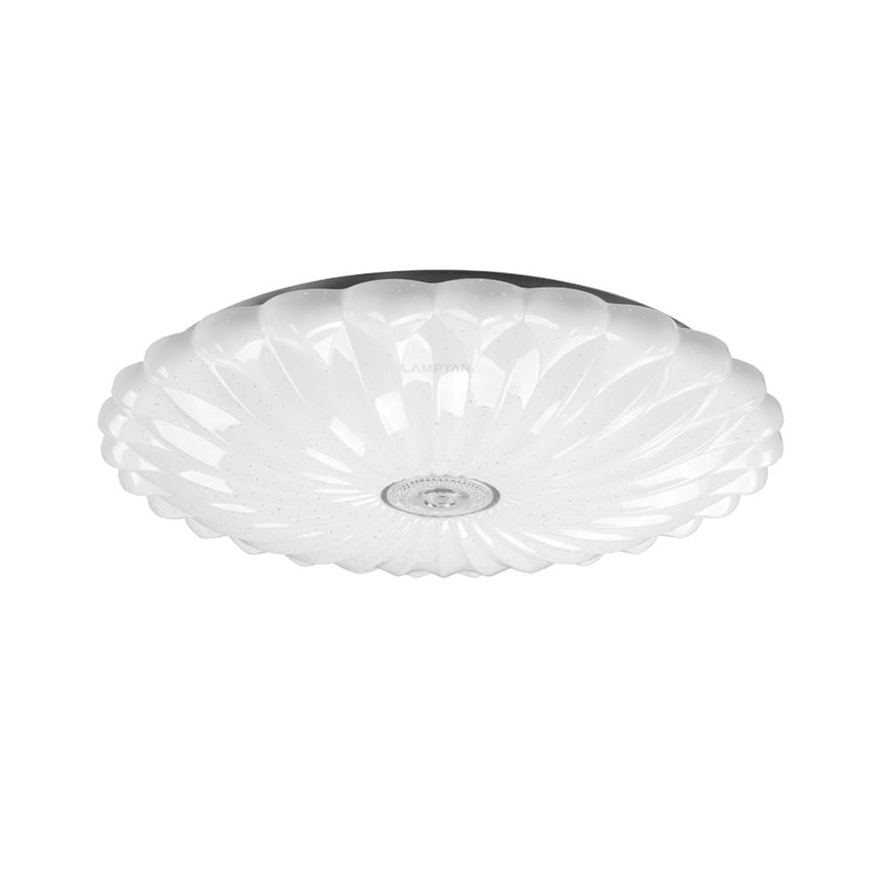 ไฟเพดาน LED LAMPTAN SUNFLOWER 19 นิ้ว 50 วัตต์ DAYLIGHT/COOL WHITE/WARM WHITE สีขาว