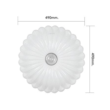 ไฟเพดาน LED LAMPTAN SUNFLOWER 19 นิ้ว 50 วัตต์ DAYLIGHT/COOL WHITE/WARM WHITE สีขาว_6