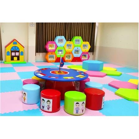 ชั้นวางของเด็กแบบตั้งพื้น PLAYSANOOK SWEET HOME สีเหลือง_2