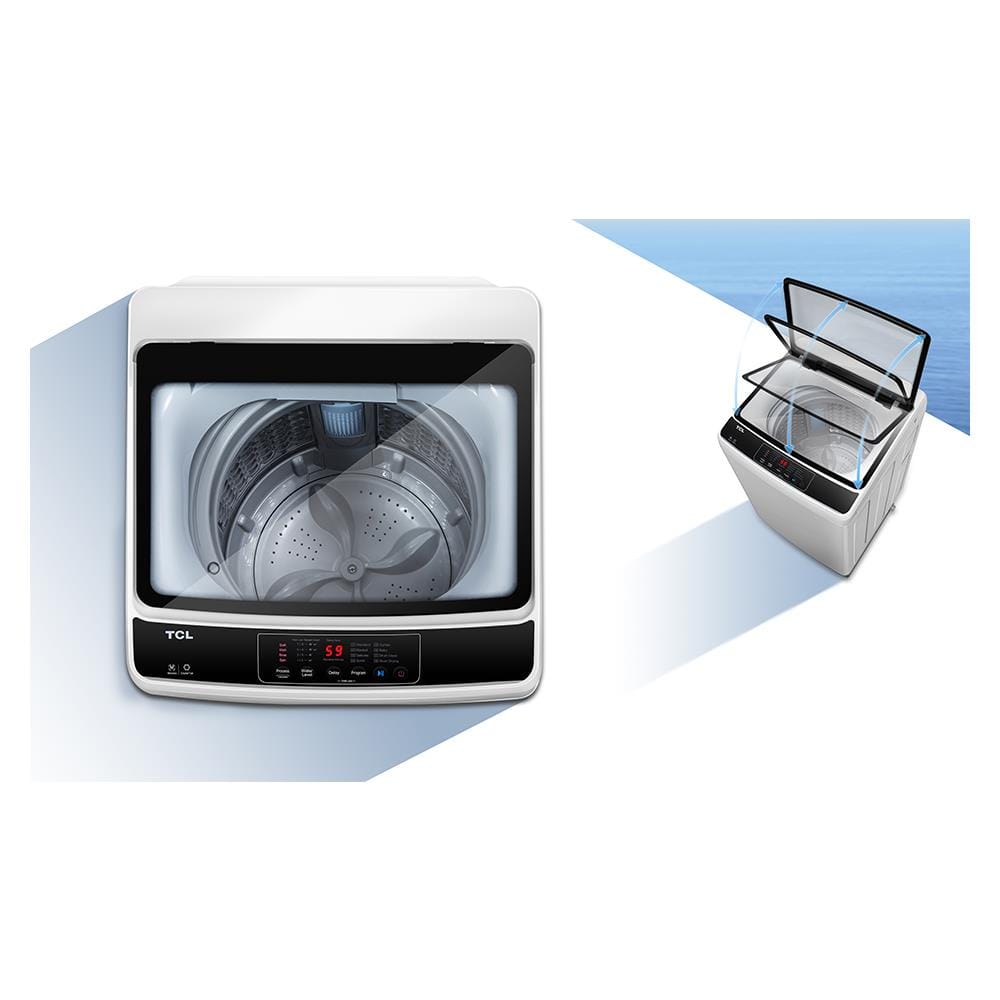 เครื่องซักผ้าฝาบน TCL F710TLW 10 กก. สีขาว