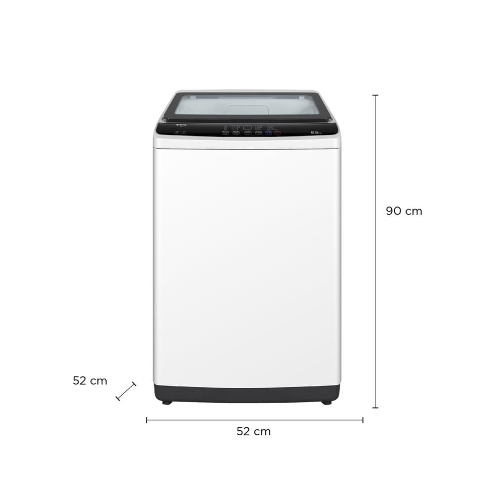 เครื่องซักผ้าฝาบน TCL F710TLW 10 กก. สีขาว