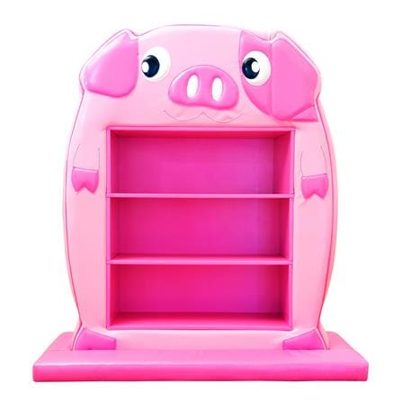 ชั้นวางของเด็กแบบตั้งพื้น PLAYSANOOK หมู สีชมพู